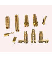 Industrial Grade Plug and Socket Connectors, Heavy Duty Brass Fittings for Electrical and Machinery Connections, Reliable Power and Signal Transmission Components